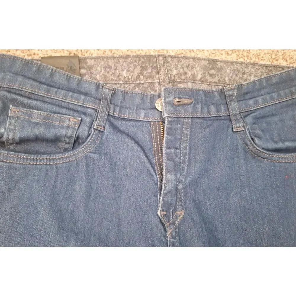 BLUELAB Womens Reversible Pants Gray Pattern/Blue Size 27 X 26 - Picture 9 of 14